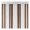 Cortina para puerta modelo "lisboa" color marron-cristal 90x210cm m63185 acudam