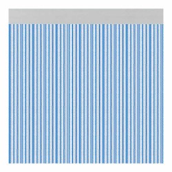 Cortina para puerta modelo "brescia" color azul 90x210cm m63169 acudam