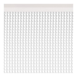 Cortina para puerta modelo "malta" color cristal 90x210cm m63250 acudam