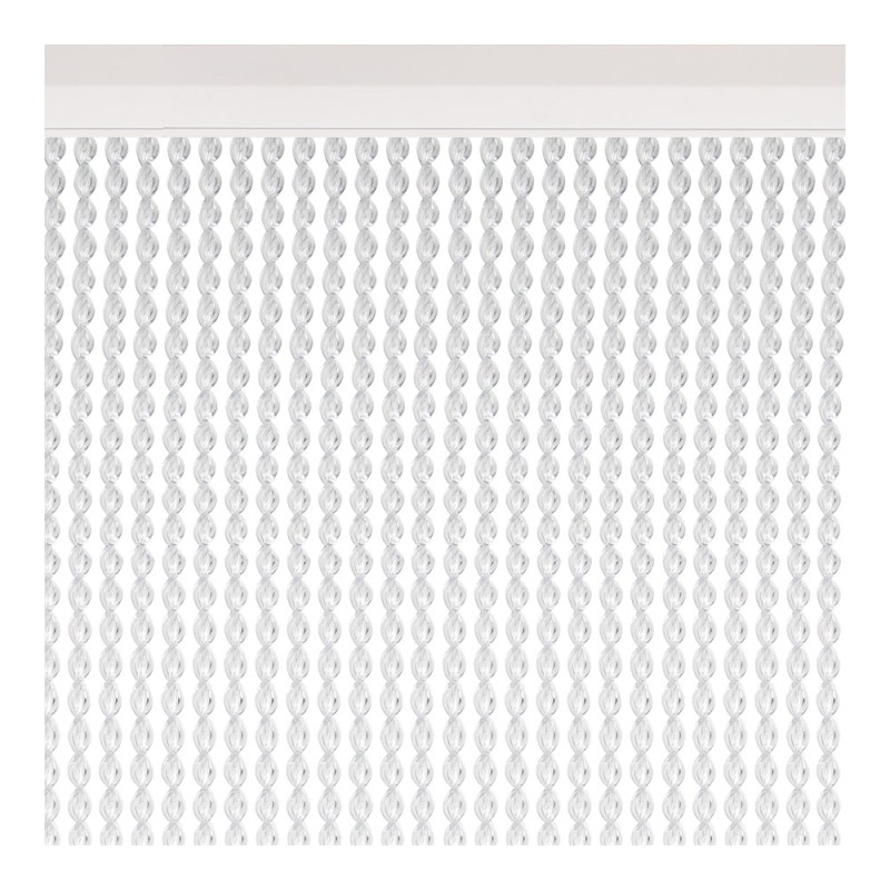Cortina para puerta modelo "malta" color cristal 90x210cm m63250 acudam