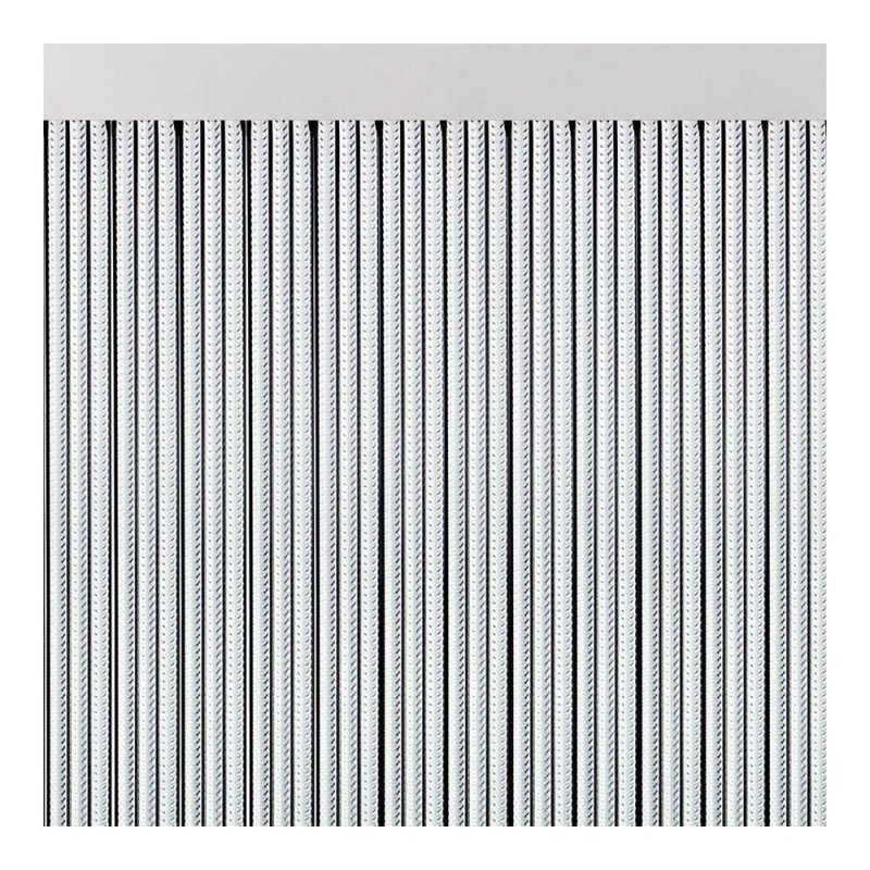 Cortina para puerta cinta s-350 color negra 90x210cm a01460 acudam