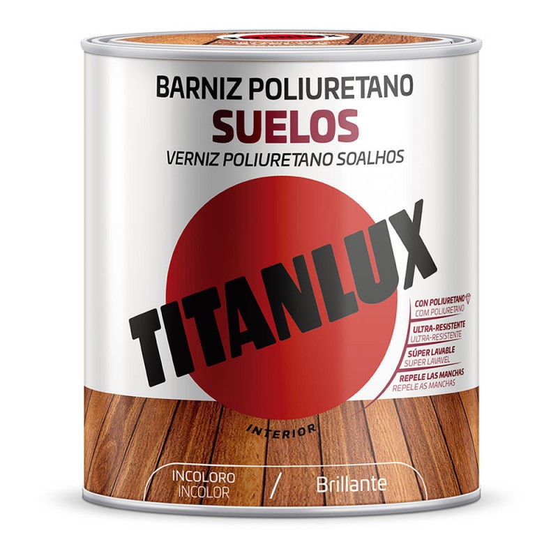 Barniz poliuretano suelos incoloro brillante 750 ml