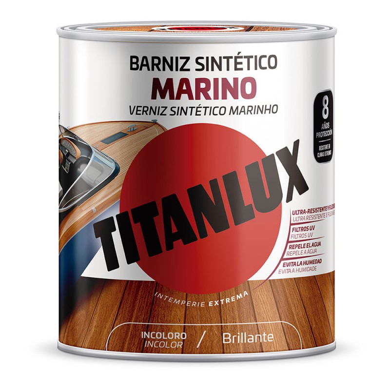 Barniz sintético marino incoloro brillante4 l