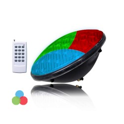 Bombilla para piscina led par56 9w 500lm rgb multicolor ip68 ø17,6x6cm edm