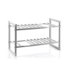 Estantería extensible de 2 estantes para fregadero shibblek 37,5 - 66,5 cm