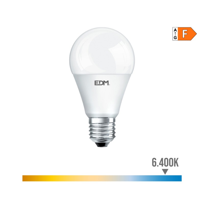 Bombilla standard led e27 15 w 1521 lm 6400 k luz fria ø6 x 11 cm