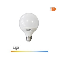 Bombilla globo led e27 10 w 932 lm 3200 k luz calida ø9,5 x 14,1 cm