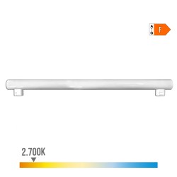 Linestra led 2 casquillos s14s 9 w 810 lm 2700 k luz calida 500 x 30 x 47 mm