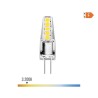Bombilla bi-pin silicona led g4 12v 2 w 180 lm 3200 k luz calida ø10 x 37 mm