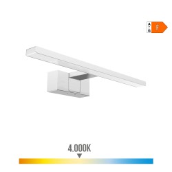 Lámpara led de pared o espejo 6 w 4.000 k 600 lm luz día 30 x 12,8 x 5,10 cm