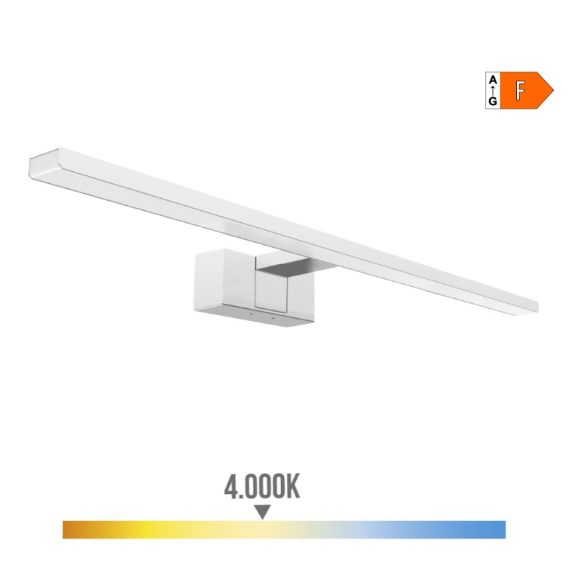 Lámpara led de pared o espejo 12 w 1.270 lm 4.000 k, luz día 60 x 12,8 x 5,10 cm