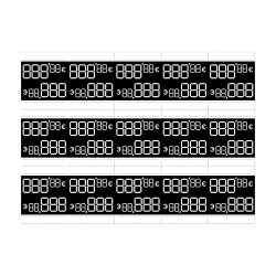 Etiquetas de precios personalizables, 54 x 33 mm