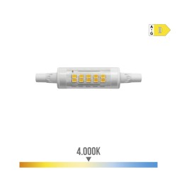 Bombilla lineal led 78mm r7s 5.5w 780lm 4000k luz dia ø1,6x7,8cm edm