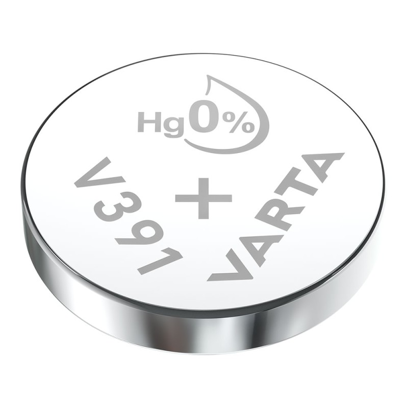 Micro pila de boton silver sr55 - v391 42 mah (blister 1 unid.) ø11,6x5,4mm