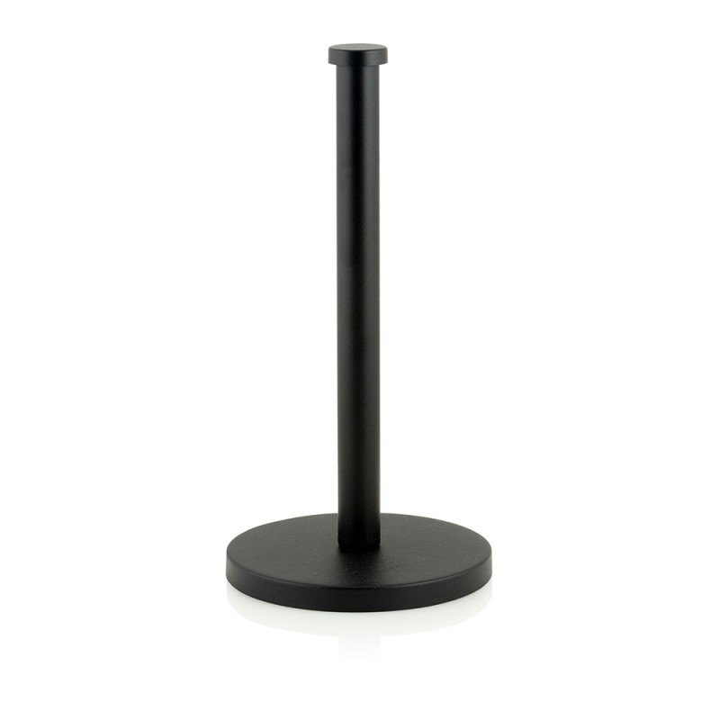 Portarrollo de metal negro ø16 x 32 cm