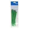Bridas verdes 3,5 x 150 mm nylon alta calidad (bolsa 25 unid.)