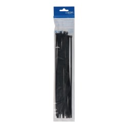 Bridas negras 4,8 x 300 mm nylon alta calidad (bolsa 25 unid.)