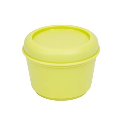 Recipiente para alimentos redondo serie sunset amarillo 0,25 l