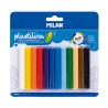 Plastilina de colores 140 g colores surtidos, 12 uds
