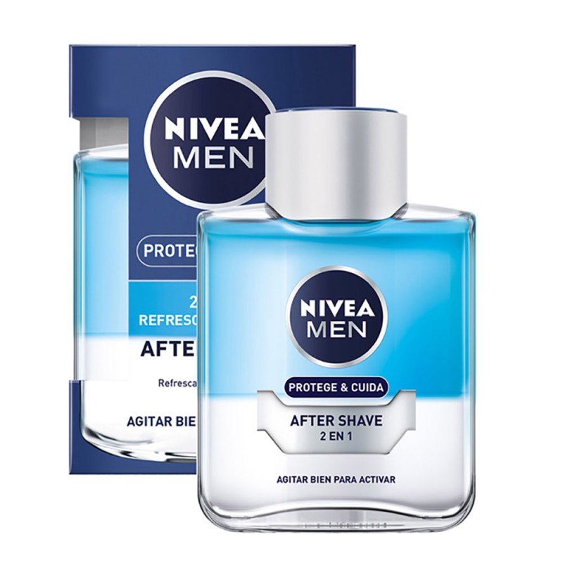 After shave loción 2 en 1 protege & cuida 100 ml