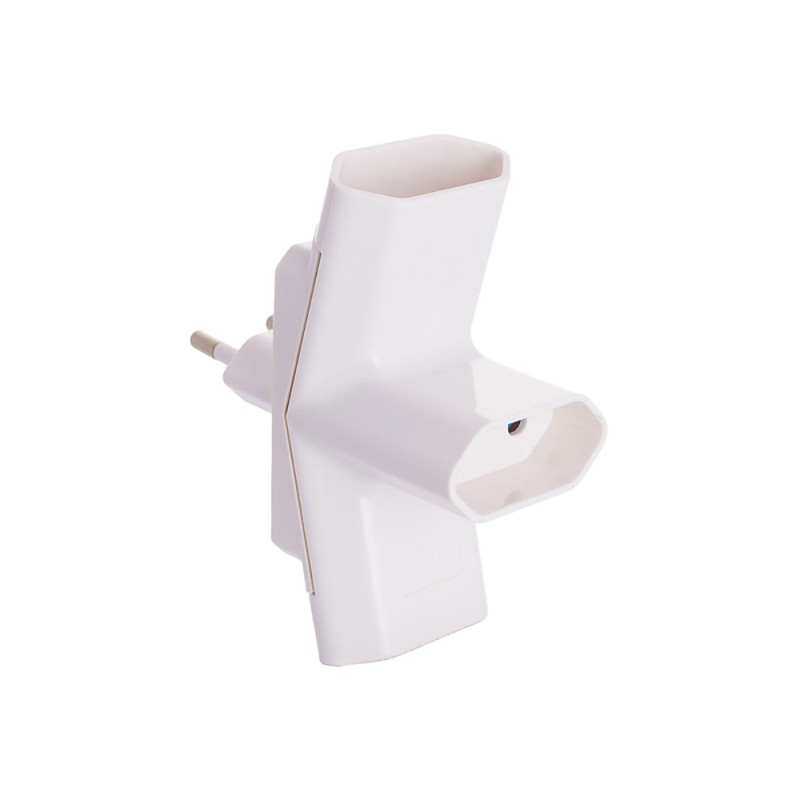 Clavija triple bipolar 10a 250v 4mm 15098 solera