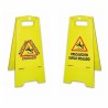 Panel amarillo precaucion suelo mojado 62cm al. normaluz