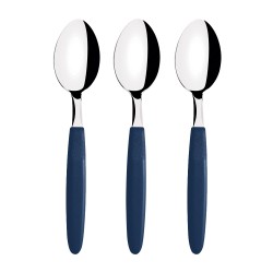 Cucharas para té ipanema azul 13,9 cm 3 uds
