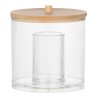 Bote de baño organizador acrílico ø9 x 9 cm