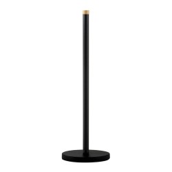 Portarrollos de baño de metal negro