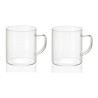 Tazas de vidrio 300 ml ø7,5 x 8,5 cm, 2 uds