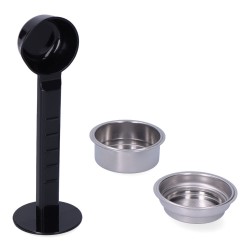 Set cuchara/prensador + filtro 1 taza + filtro 2 tazas para cafetera 07707 edm