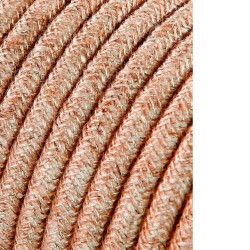 Carrete cable cordón tubular h03vv-f 2 x 0,75 mm lino, 25 m