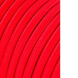 Carrete cable cordón tubular h03vv-f 2 x 0,75 mm rojo, 25 m