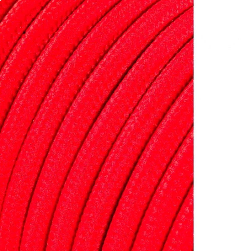 Carrete cable cordón tubular h03vv-f 2 x 0,75 mm rojo, 25 m