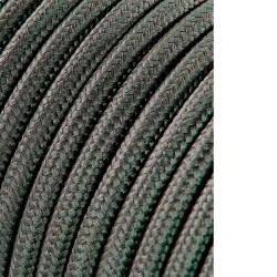 Carrete cable cordón tubular h03vv-f 2 x 0,75 mm gris oscuro, 25 m