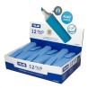 Marcadores fluorescentes color azul, caja de 12 uds