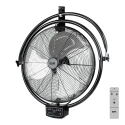 Ventilador pared-techo industrial, potencia 120 w 64,9 db aspas ø50 cm