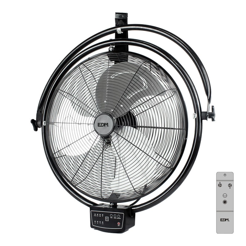 Ventilador pared-techo industrial, potencia 120 w 64,9 db aspas ø50 cm