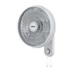 Ventilador pared blanco, potencia 55 w 57,24 db aspas ø40 cm