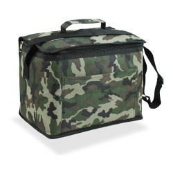 Nevera diseño camuflaje con asa 10 l