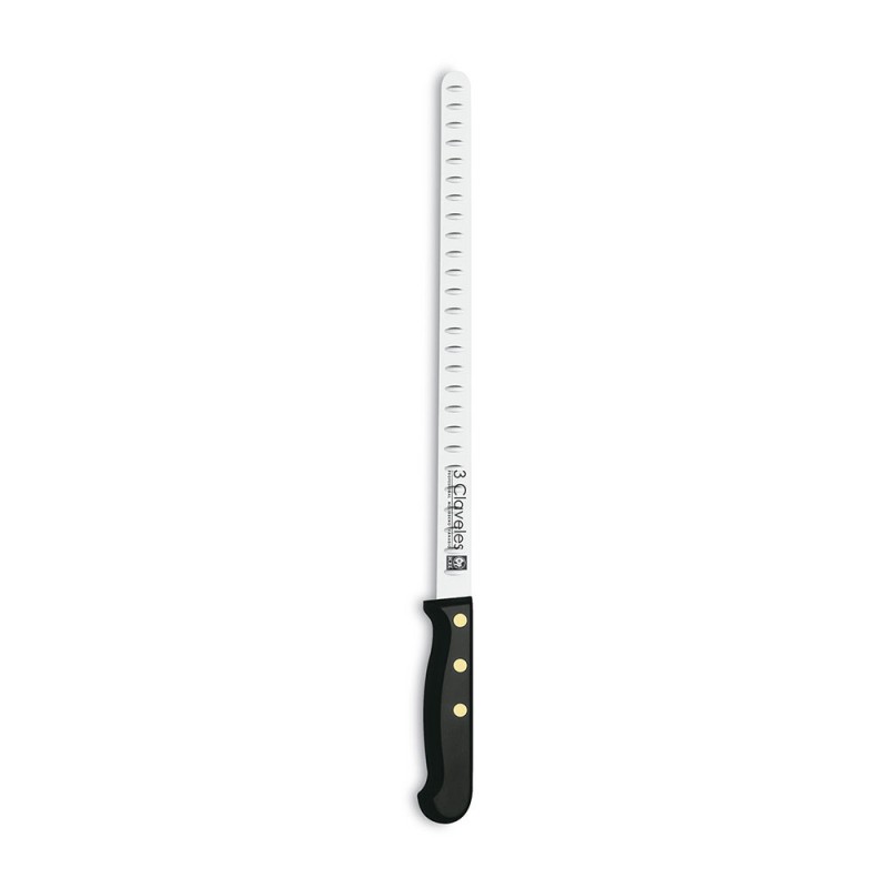 Cuchillo jamonero alveolado pom 29 cm. - 11,5"