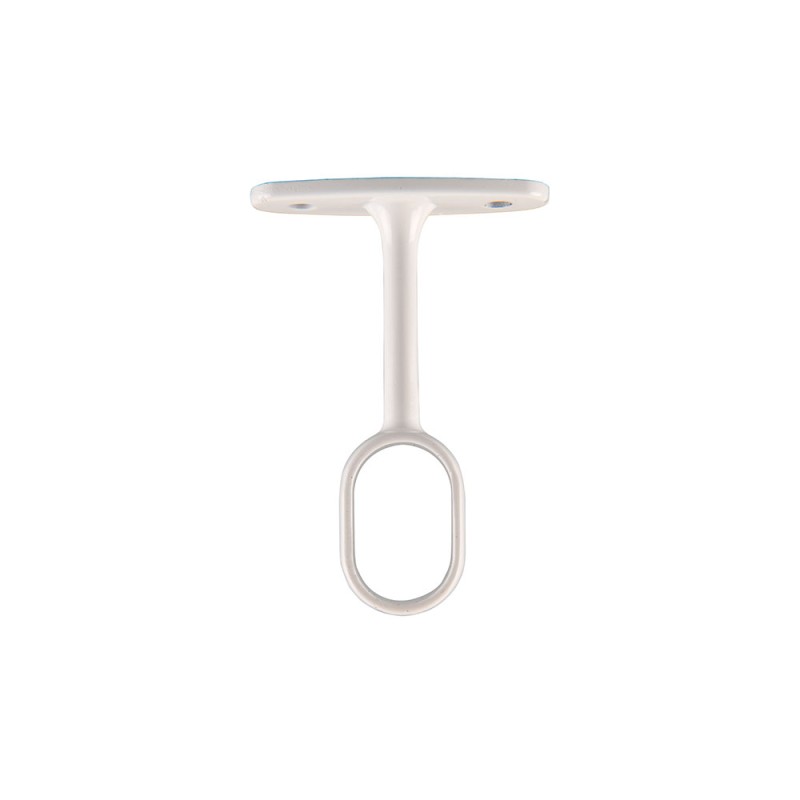 Soporte armario central ovalado blanco (1 ud) cintacor - storplanet