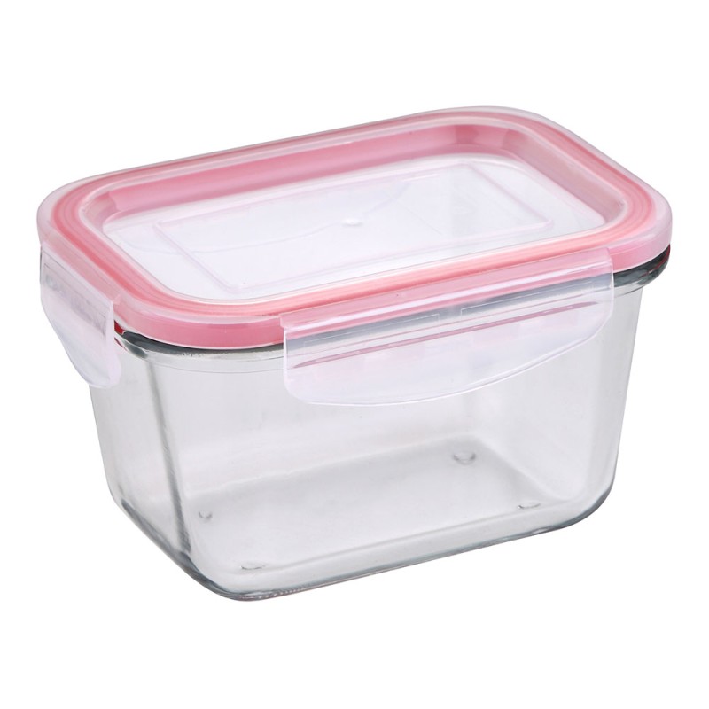 Fiambrera hermética cristal toledo 450 ml
