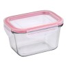 Fiambrera hermética cristal toledo 450 ml