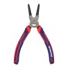 Alicates curvos arandelas pro, retención exterior, 180 mm