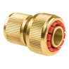 Conector rápido manguera stop de latón brass 3/4"