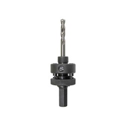 Adaptador con broca para sierra de copa de 32 a 152 mm