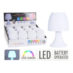 Lampara led de mesa, led multicolor, ø12 x 19 cm