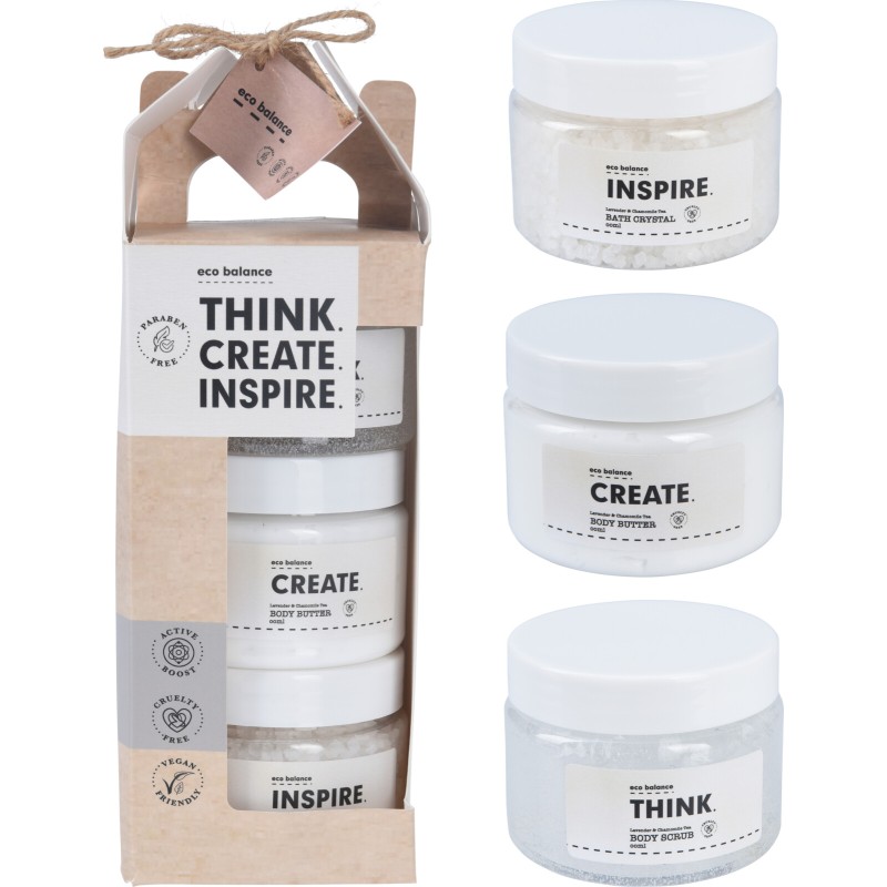 Set baño aroma lavanda y manzanilla