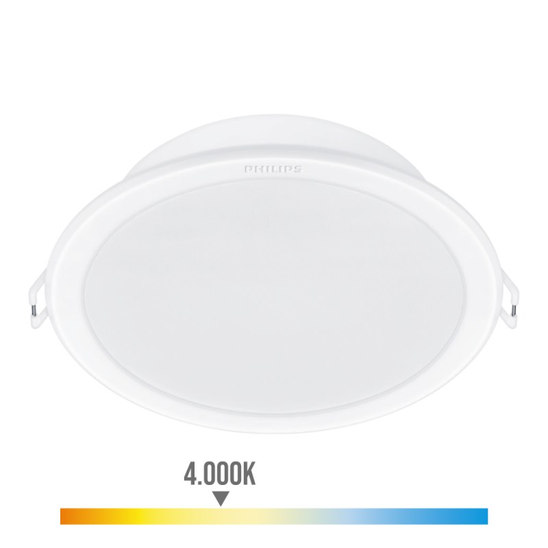 Downlight led empotrable modelo meson color blanco 5,5 w 550 im, pack 3 unidades